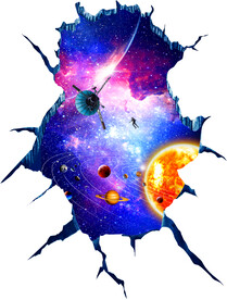 星空地贴画