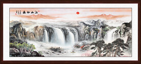 客厅山水画