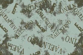 字母 扎染 底纹