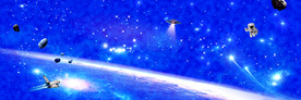 蓝色星空