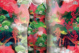 扎染花卉新型女装花型