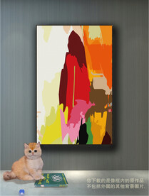 南美轻奢抽象装饰画