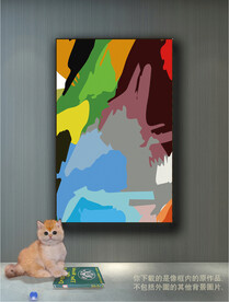 南美轻奢抽象装饰画