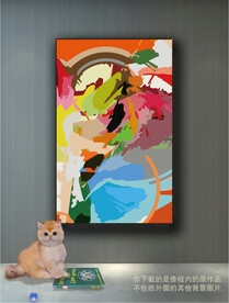 南美轻奢抽象装饰画 