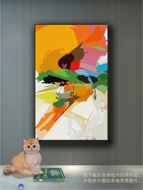 南美轻奢抽象装饰画