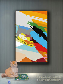 南美轻奢抽象装饰画