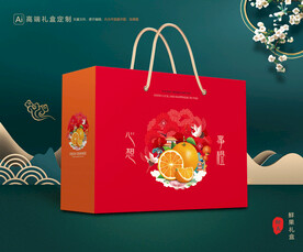 橙子包装 脐橙礼盒