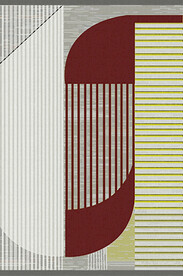 几何现代北欧抽象地毯