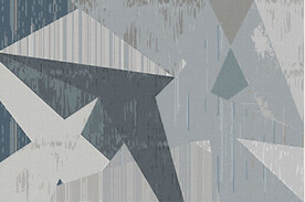 现代简约北欧轻奢几何抽象地毯