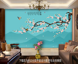 客厅梅花装饰画