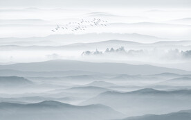 意境水墨山水画