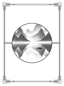 高清分层透明底推拉门打印图