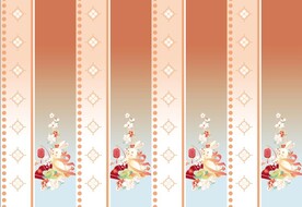 汉服 渐变  兔子