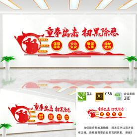 扫黑除恶文化墙