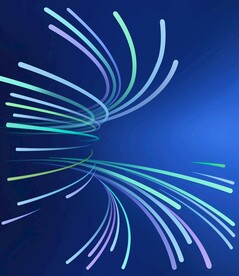 放射线分层背景