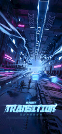 酒吧夜店转场海报工程赛博朋克