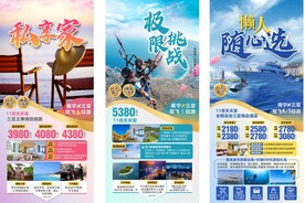 海南旅游系列海报