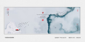 中国风玄关意境装饰画