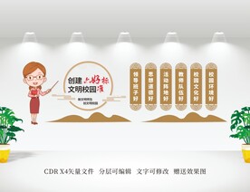 文明校园文化墙