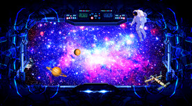  紫色星空 