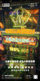 酒吧恢复营业海报