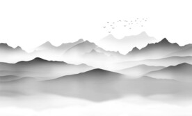 高清分层透明底推拉门打印图