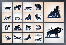 矢量野生动物设计