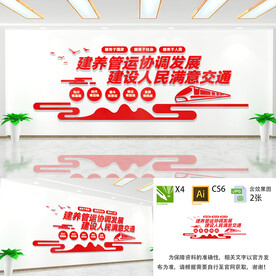 交通强国文化墙