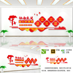 核心价值观文化墙