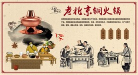 铜火锅背景墙