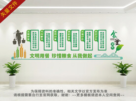 食堂餐厅文化墙