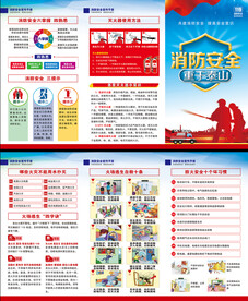 消防安全三折页