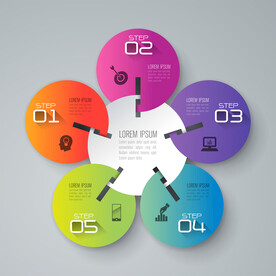 多彩数据信息图表