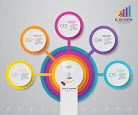 多彩数据信息图表