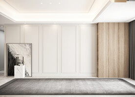 现代极简 轻奢客厅 背景墙