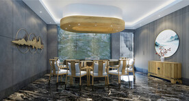 铁板烧包厢效果图