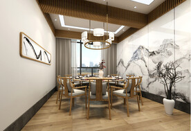 餐厅包厢效果图