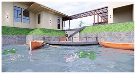 园林码头效果图