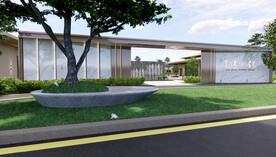 园林大门效果图