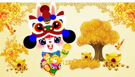 卡通兔可爱兔子