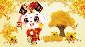 卡通兔样子卡通兔子  