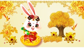 卡通兔可爱兔子