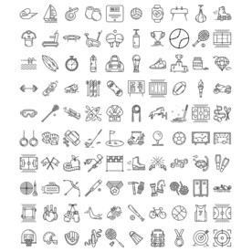 线性运动器材图标ICON