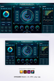 数据可视化智慧大屏后台管理系统