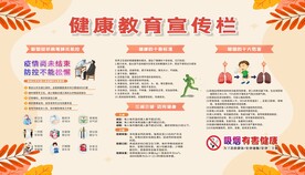 健康教育宣传栏 