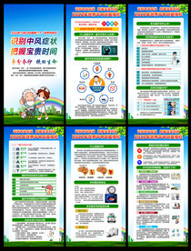 世界卒中日展架