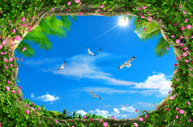 蓝天白云软膜天花