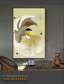 罗马古典色块抽象画