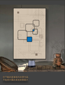 罗马古典色块抽象画