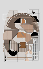 罗马古典色块抽象画